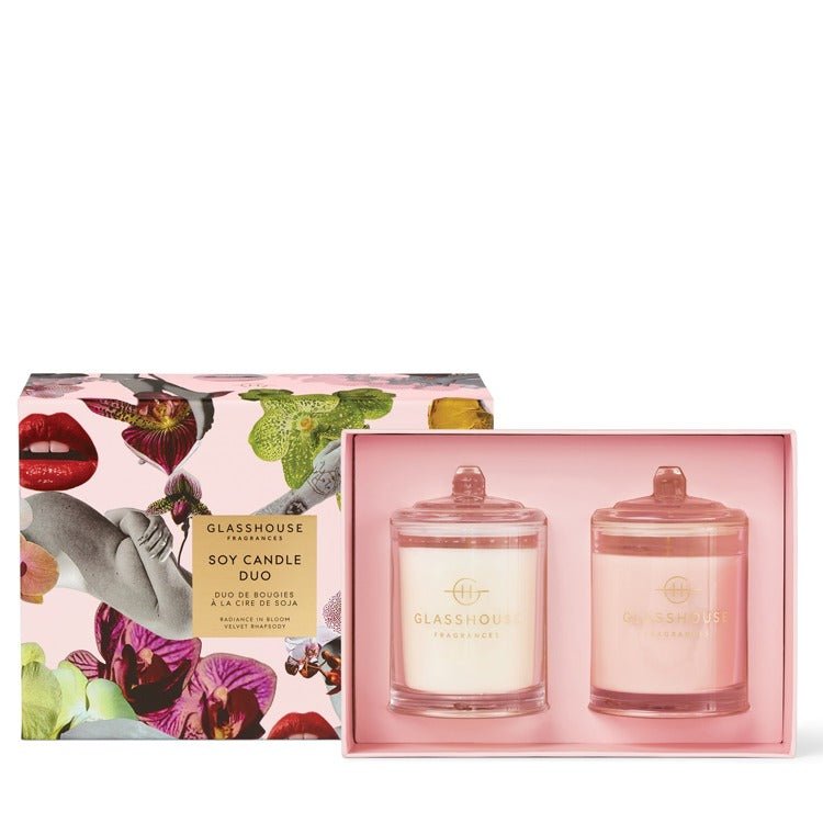 Radiance In Bloom Mother's Day - Candle Duo - Glasshouse - Gaines Jewelers
