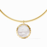 Rainbow Statement Necklace - Iridescent Clear Crystal Julie Vos - Gaines Jewelers