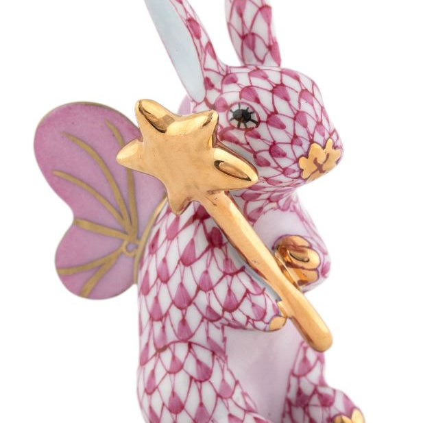 Raspberry Fairy Bunny - Herend - Gaines Jewelers