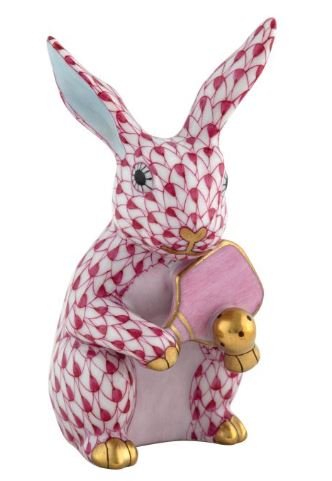 Raspberry Pickleball Bunny - Herend - Gaines Jewelers