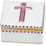 Raspberry Prayer Box - Herend - Gaines Jewelers