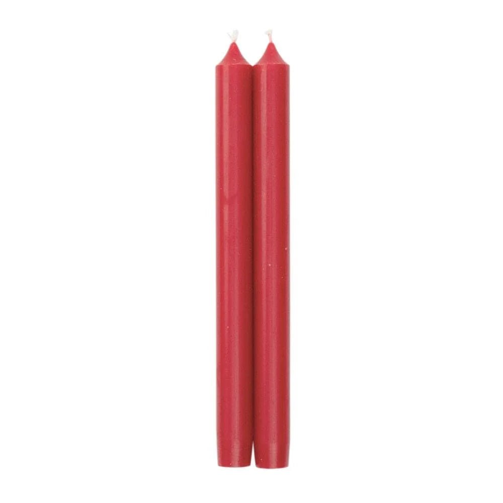 Red 10" Crown Candles Set of 2 - Caspari - Gaines Jewelers