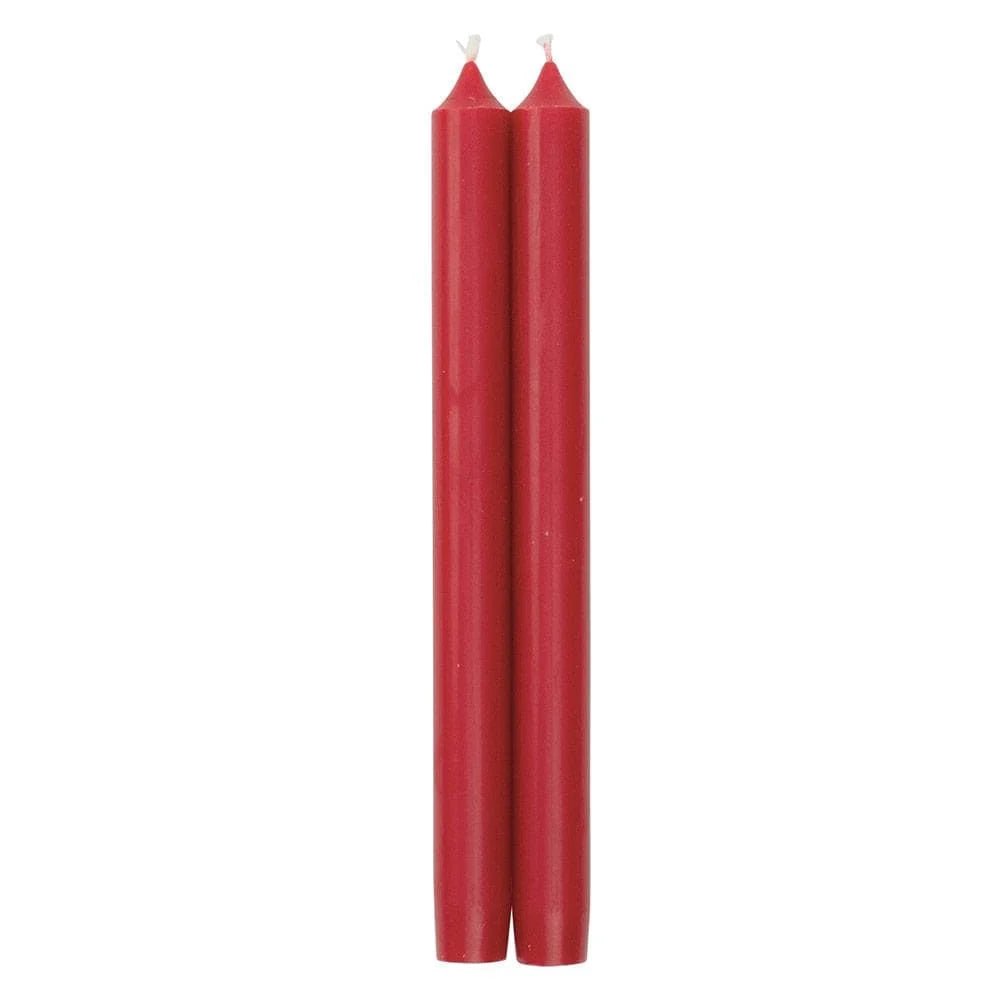 Red 12" Crown Candles Set of 2 - Caspari - Gaines Jewelers