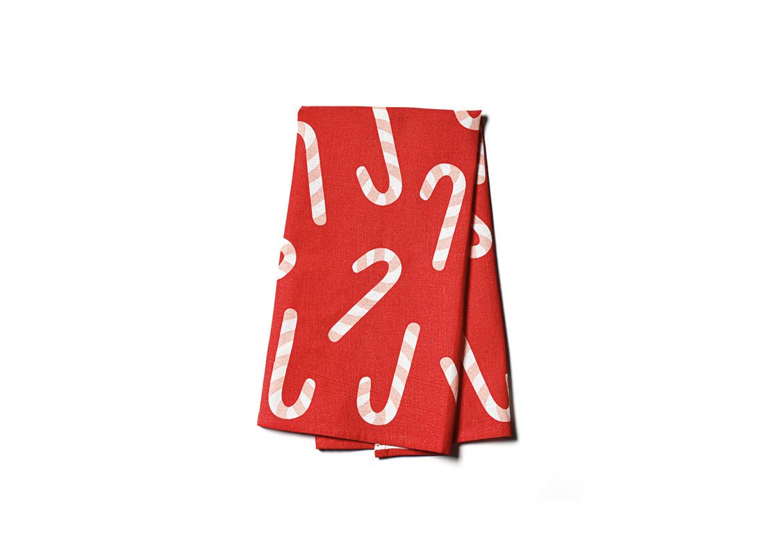 Red Candy Cane Large Hand Towel - Coton Colors - Gaines Jewelers