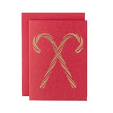 Red Candy Canes Card - 4.25" x 5.5" - Hester & Cook - Gaines Jewelers