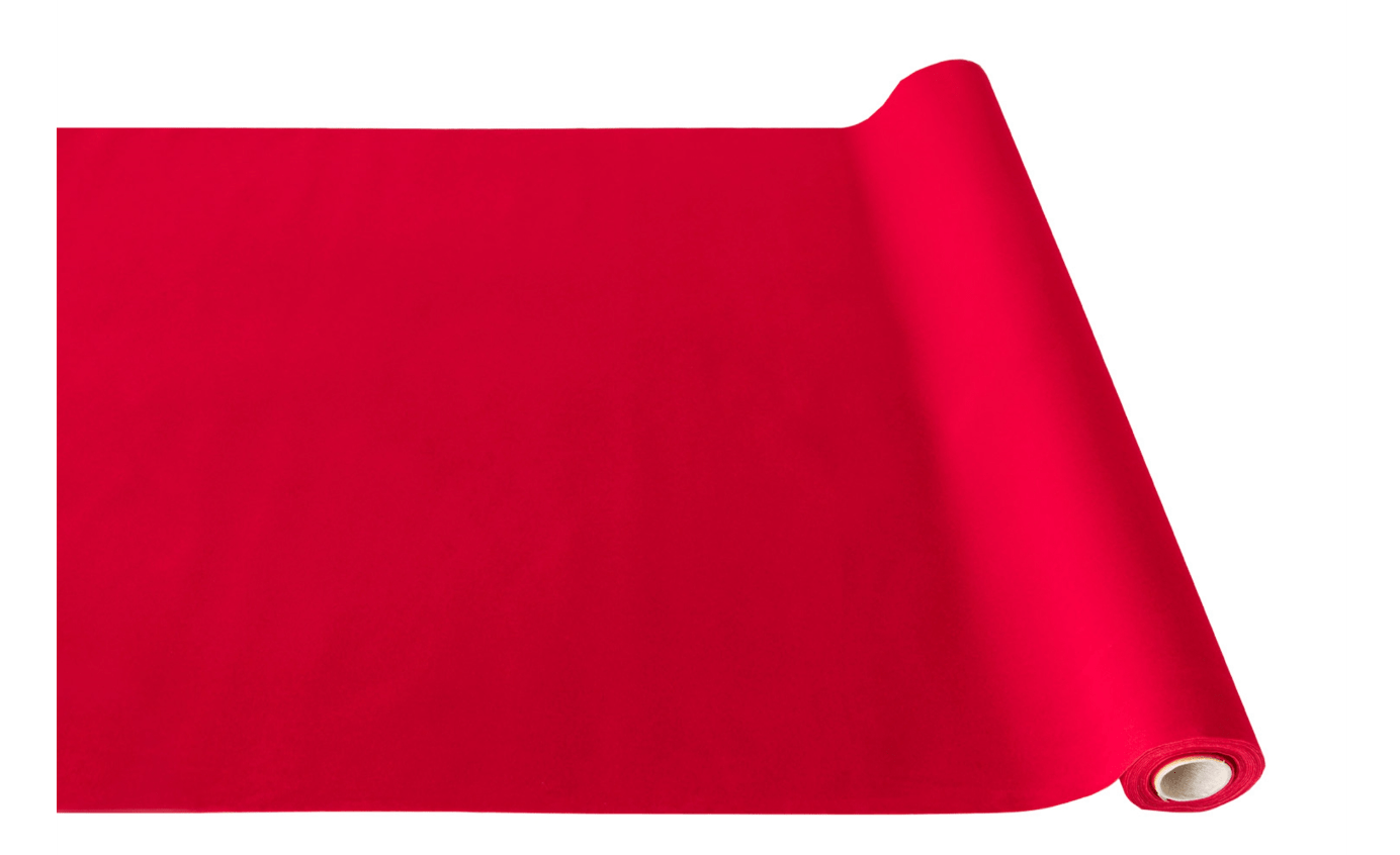 Red Flocked Runner - 30" x12' - Hester and Cook - Gaines Jewelers