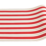 Red & Gold Awning Stripe Runner - 20" x 25' - Gaines Jewelers