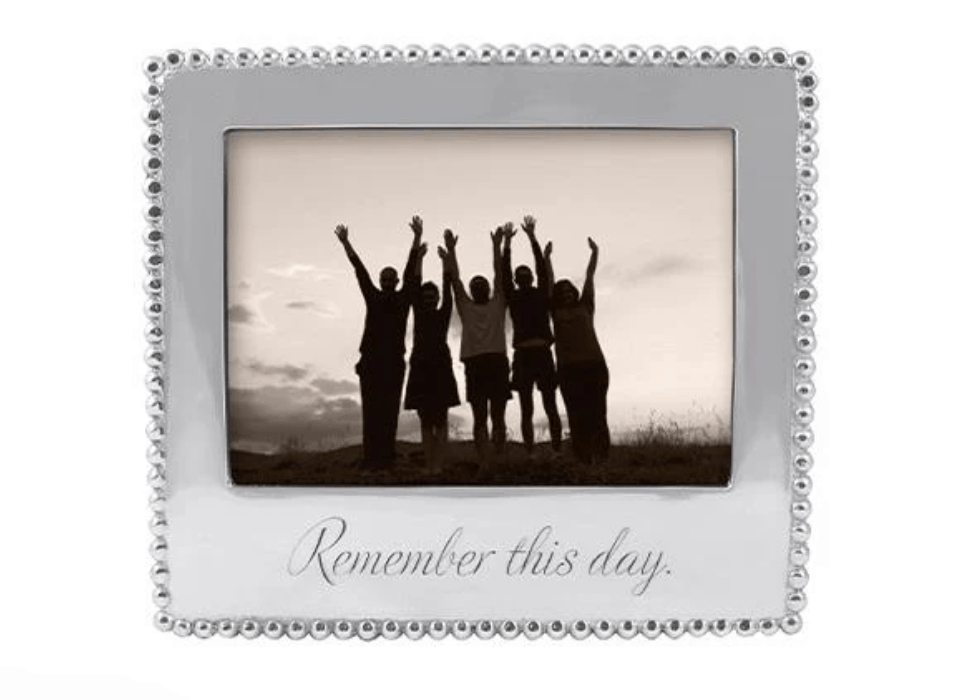 REMEMBER THIS DAY Beaded 5x7 Frame - Mariposa - Gaines Jewelers