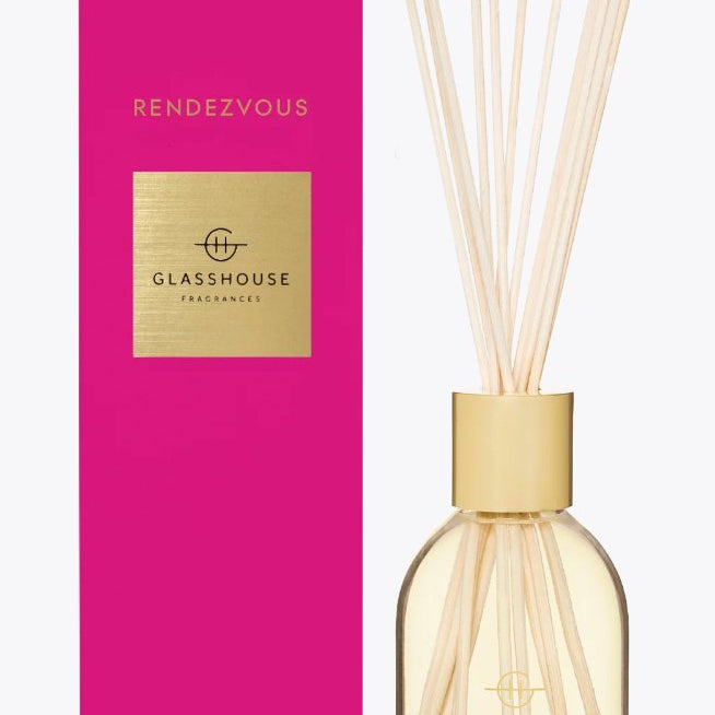 Rendezvous Reed Diffuser - Glasshouse Fragrances - Gaines Jewelers