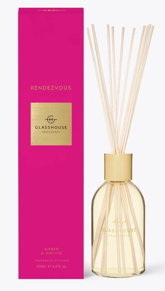 Rendezvous Reed Diffuser - Glasshouse Fragrances - Gaines Jewelers