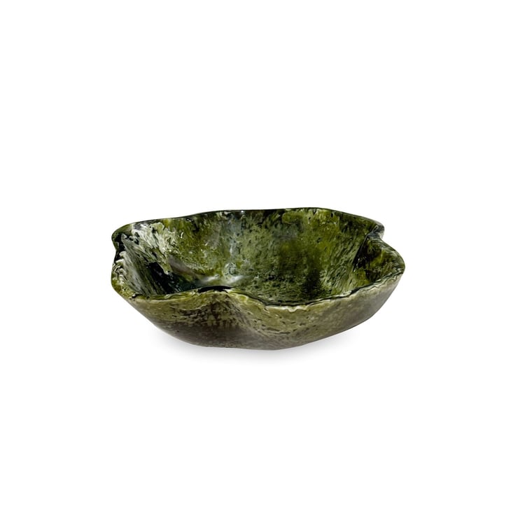 Resin Malachite Mini Bowl - Beatriz Ball - Gaines Jewelers