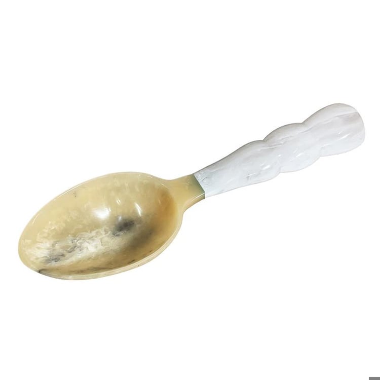 RESIN Rio Bubble Ice Scoop - White - Beatriz Ball - Gaines Jewelers
