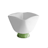 RESIN Rio Large Wine Bucket with Base (White and Green) - Beatriz Ball - Gaines Jewelers