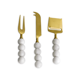 Resin Sorbet Cheese Set of 3 - Coconut - Beatriz Ball - Gaines Jewelers