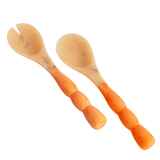 Resin Sorbet Salad Servers - Tangerine - Beatriz Ball - Gaines Jewelers