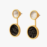 Riley Bezel Jacket Earring - Brackish - Gaines Jewelers