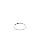 Ring - 1.3mm Plain Polished Wedding Band 14k White Gold - Gaines Jewelers