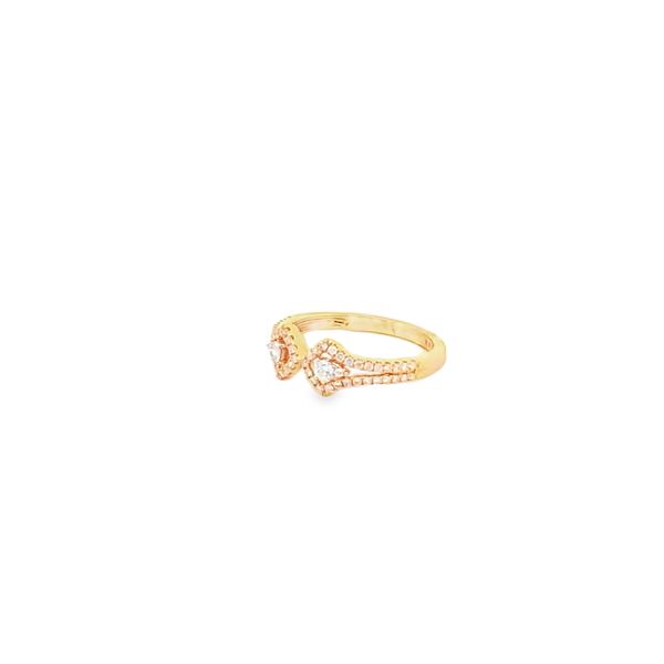 Ring - 18k Yellow Gold Diamond Double Row - Gaines Jewelers