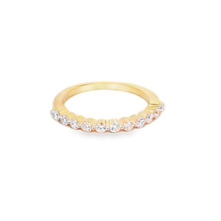 Ring - diamond anniversary band 11=0.43ct 14kt yellow gold - Gaines Jewelers