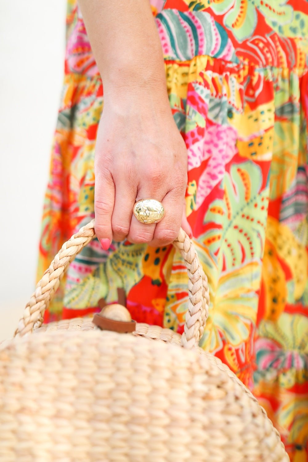 Ring large dome with starbursts of diamonds - Gaines Jewelers