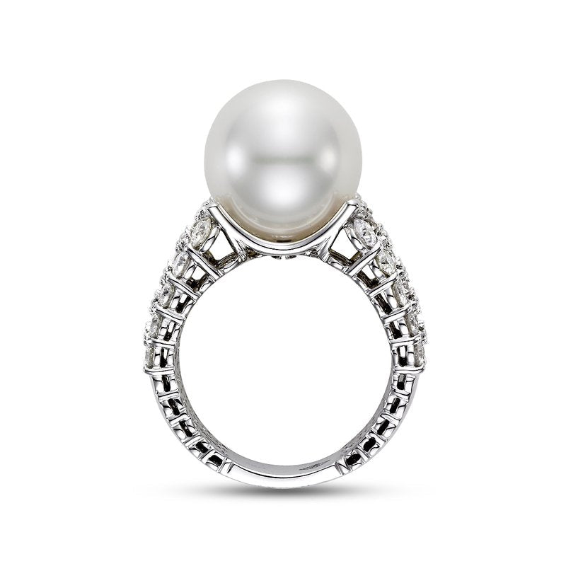 Ring - South Sea Diamond Ring 18K White Gold Mastoloni - Gaines Jewelers