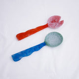 Rio Bubble Salad Servers - Orange and Blue - Beatriz Ball - Gaines Jewelers