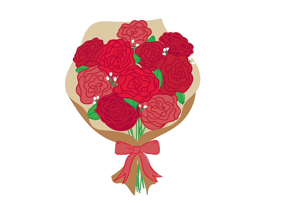 Roses Are Red Bouquet Big Attachment - Coton Colors - Gaines Jewelers
