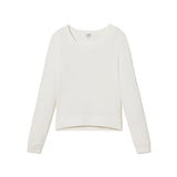 Rosie Long Sleeve Scoop Sweatshirt - Pearl - Medium - PJ Harlow - Gaines Jewelers