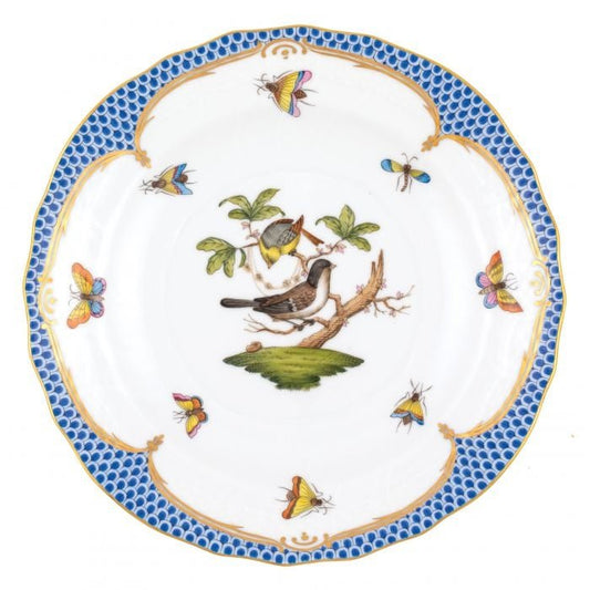 Rothschild Bird Blue - Dinner Plate - Herend - Gaines Jewelers