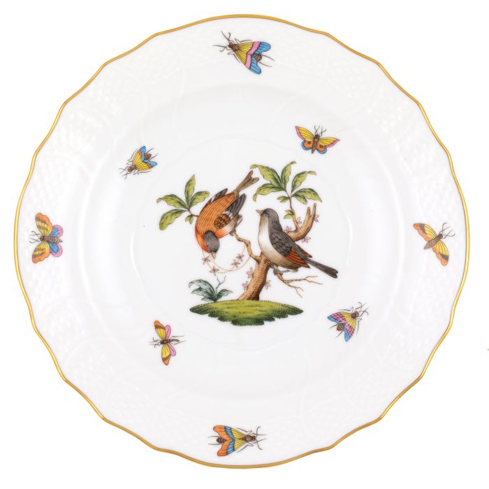 Rothschild Bird Salad Plate Motif 12 - Herend - Gaines Jewelers