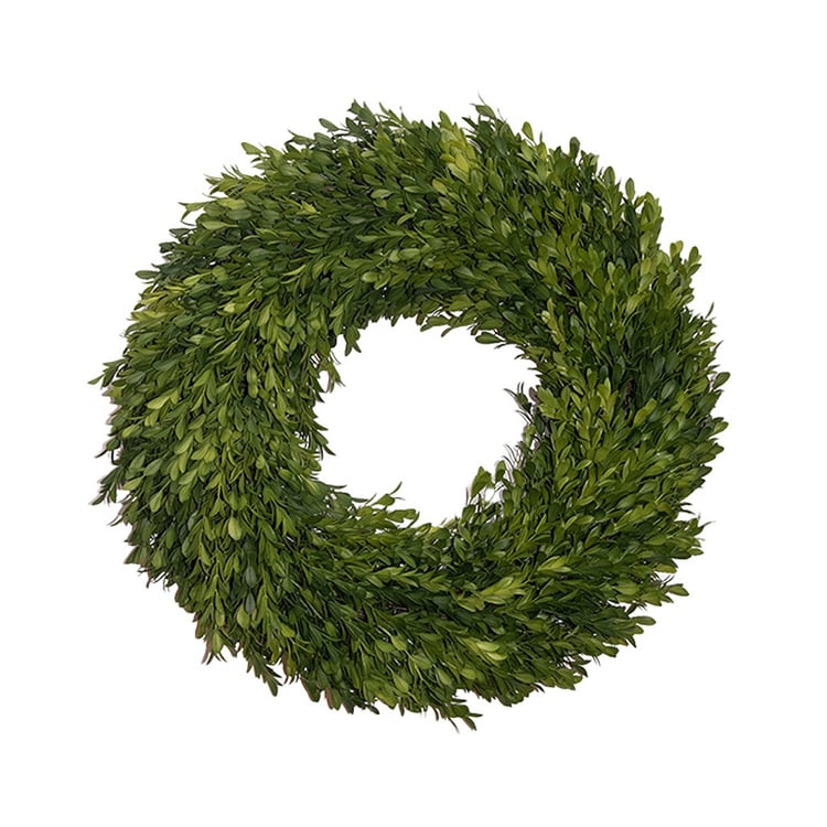 Round Boxwood Wreath 18" - Fig & Dove - Gaines Jewelers