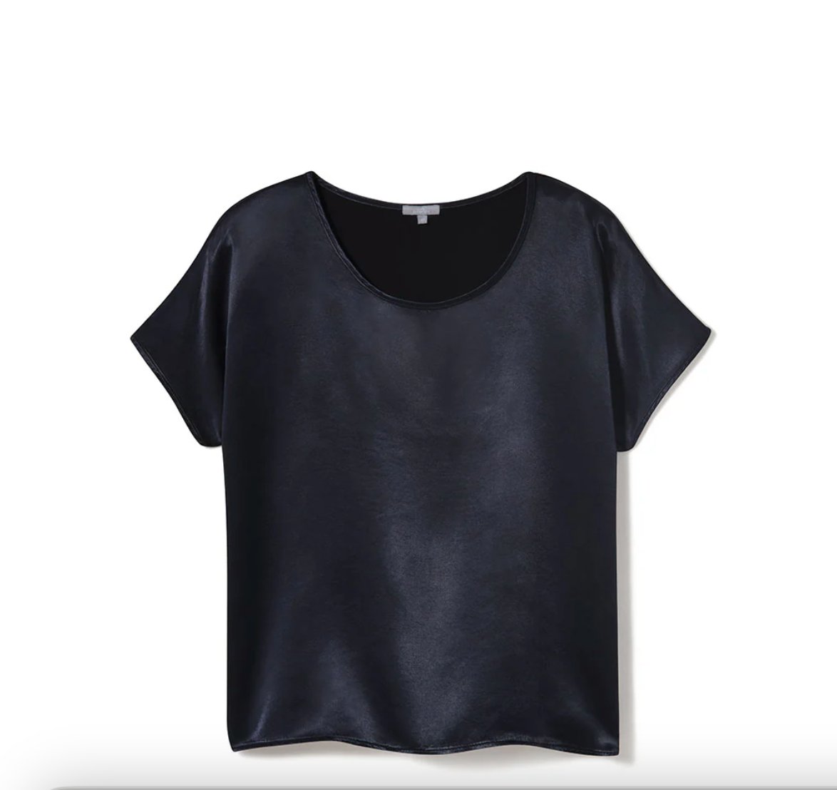 Roxxy Satin Tee Navy - PJ Harlow - Gaines Jewelers