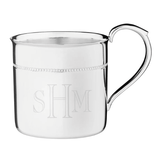 Royal Bead Silverplate Baby Cup - Reed & Barton - Gaines Jewelers