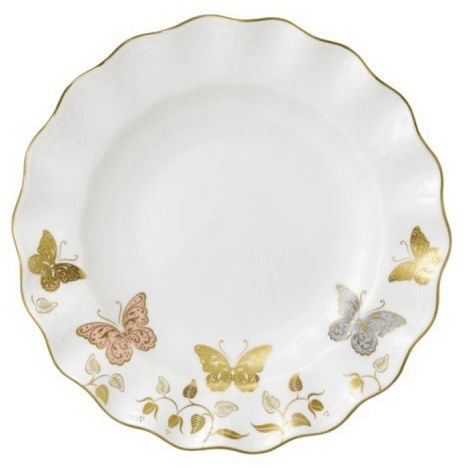 * Royal Butterfly Dinner Plate - Royal Crown Derby - Gaines Jewelers