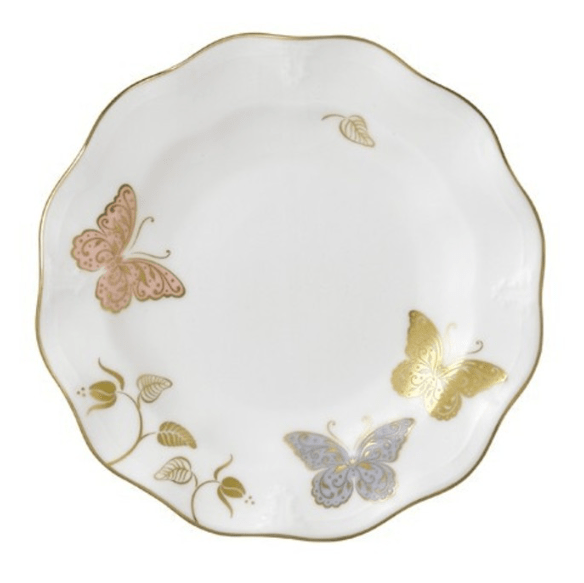 * Royal Butterly Bread & Butter Plate - Royal Crown Derby - Gaines Jewelers
