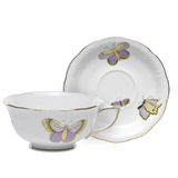 *Royal Garden Butterflies Teacup & Saucer - Herend - Gaines Jewelers