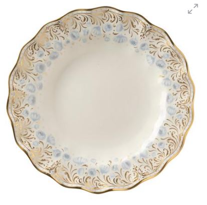 Royal Peony Blue dinner plate - Royal Crown Derby - Gaines Jewelers