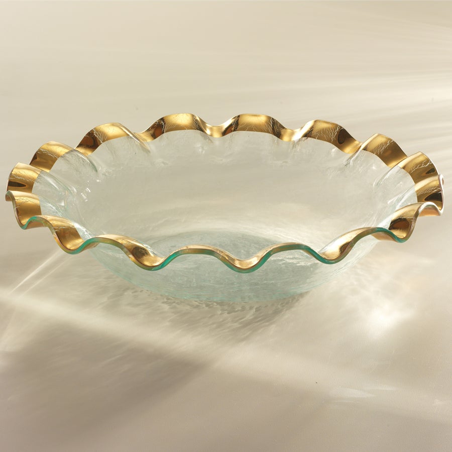 Ruffle Large Salad Bowl - Gaines Jewelers
