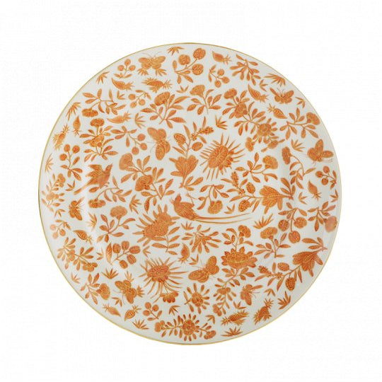 Sacred Bird 7 Butterfly Dessert Plate - Mottahedeh - Gaines Jewelers