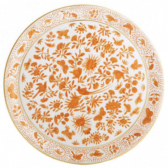 Sacred Bird & Butterfly Cake Plate - Mottahedeh - Gaines Jewelers