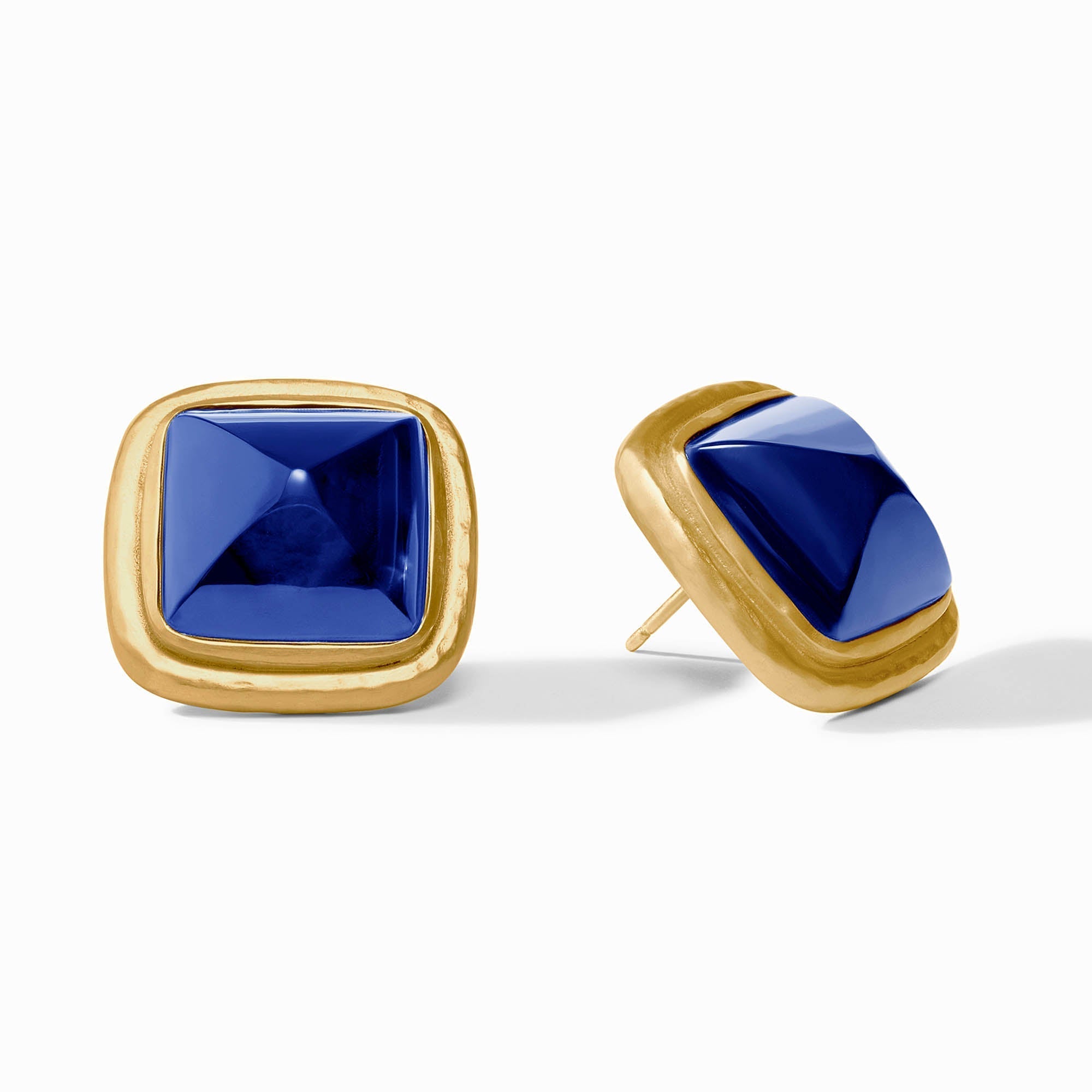 Sahara Stone Stud - Iridescent Sapphire Blue - Julie Vos - Gaines Jewelers