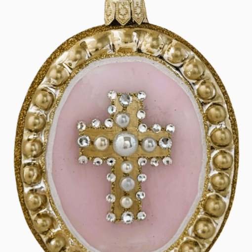 Sainte Croix Pink Ornament - JingleNog - Gaines Jewelers