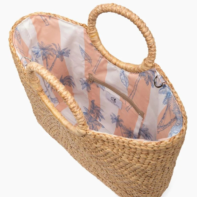 Sara Market Palm Print Tote - Gaines Jewelers