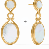 Saratoga Statement Earring - Mother of Pearl - OS - Gaines Jewelers