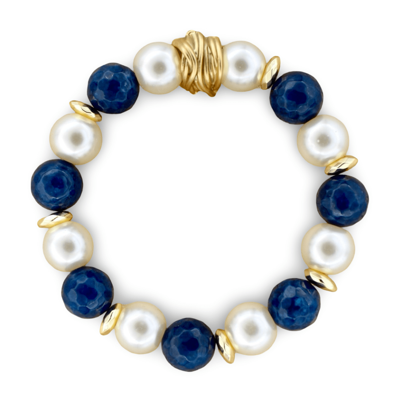 Savannah Bracelet - Navy - Traci's Beads - Gaines Jewelers