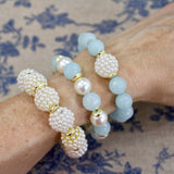 Savannah Bracelet - Pale Blue - Traci's Beads - Gaines Jewelers