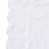 Scallop Dot Receiving Blanket- Ecru - Gaines Jewelers