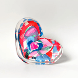 Scalloped heart Acrylic Block - Lauren Dunn - Gaines Jewelers