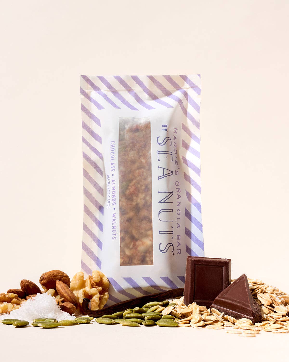 Sea Nuts - Maddie's Chocolate Almond Walnut Granola Bar - Gaines Jewelers