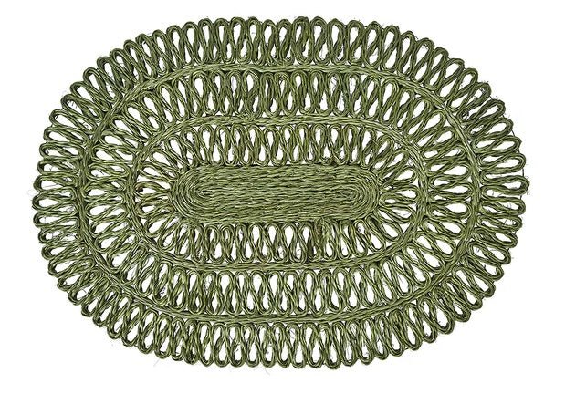 Seagrass Straw Loop Oval Placemat - Juliska - Gaines Jewelers